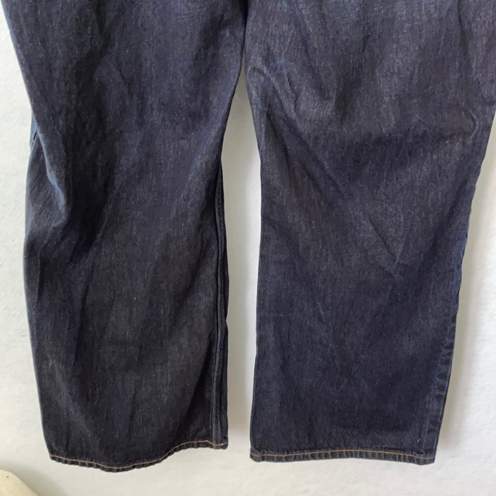 Old Navy Dark Wash Loose/Ample Straight Leg Jeans - Picture 8 of 12